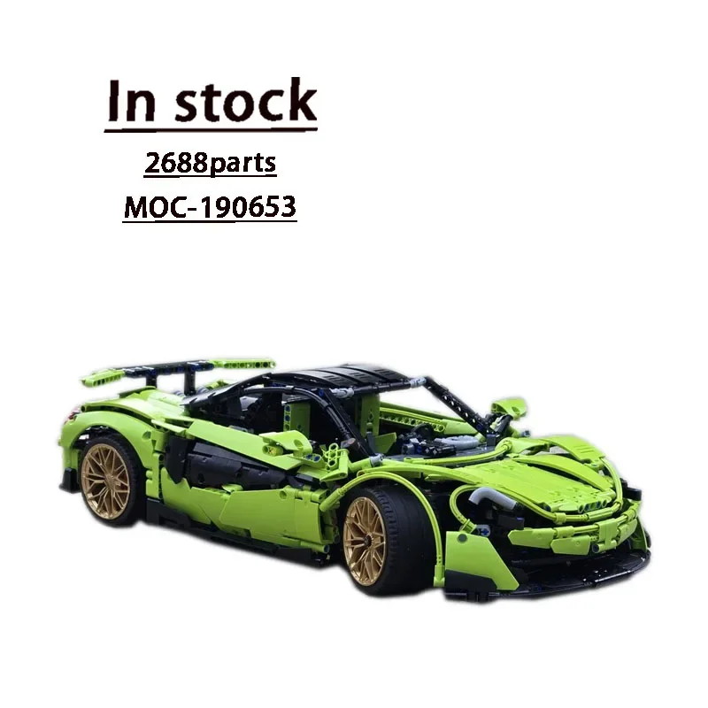 

New MOC-190653 Classic Supercar Assembly Building Block Model •2688 Parts Children's Birthday Education Building Blocks Toy Gift