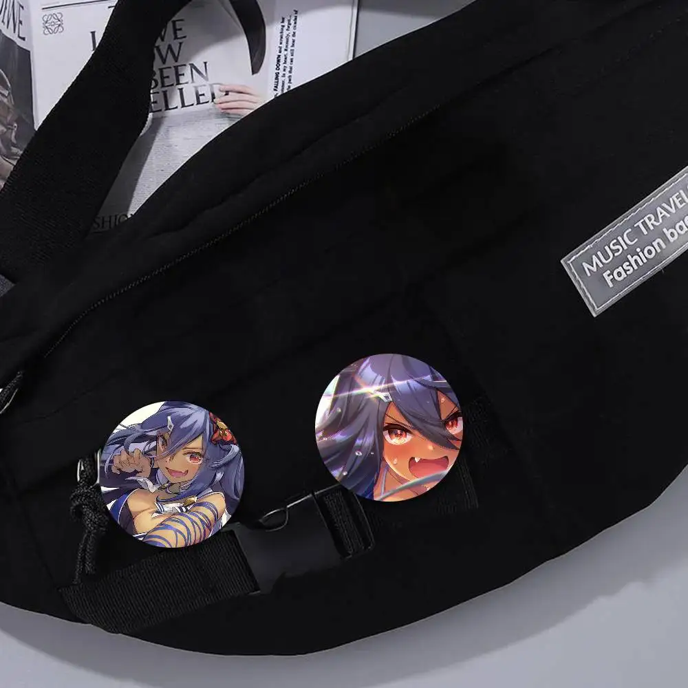 هيشي أمازون الساخن أنيمي Umamusume شارات لطيف دبابيس التلبيب دبابيس قبعة دبابيس دبابيس الهدايا ديكور حقائب الظهر #3