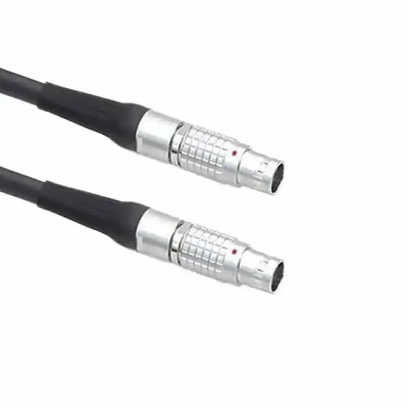 0B 1B FGG Connectgor Cable Power Signal Line Compatible with LEMO Connector 2 3 4 5 6 7 8 Pin Metal Aviation Plug w 0.5-5 M Wire