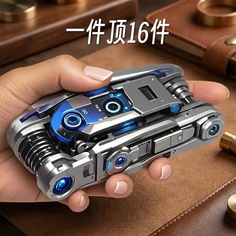 New German Multifunctional Foldable Universal Screwdriver Set Folding Wrench Household Portable Screwdriver
