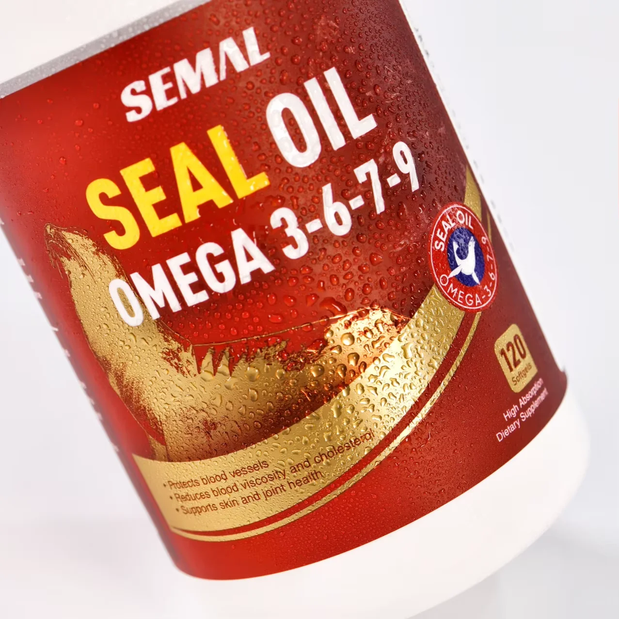 Custom Printed Health Supplement Labels｜Hot Foil｜Spot UV｜UV Printed｜Nutraceutical Branding Stickers
