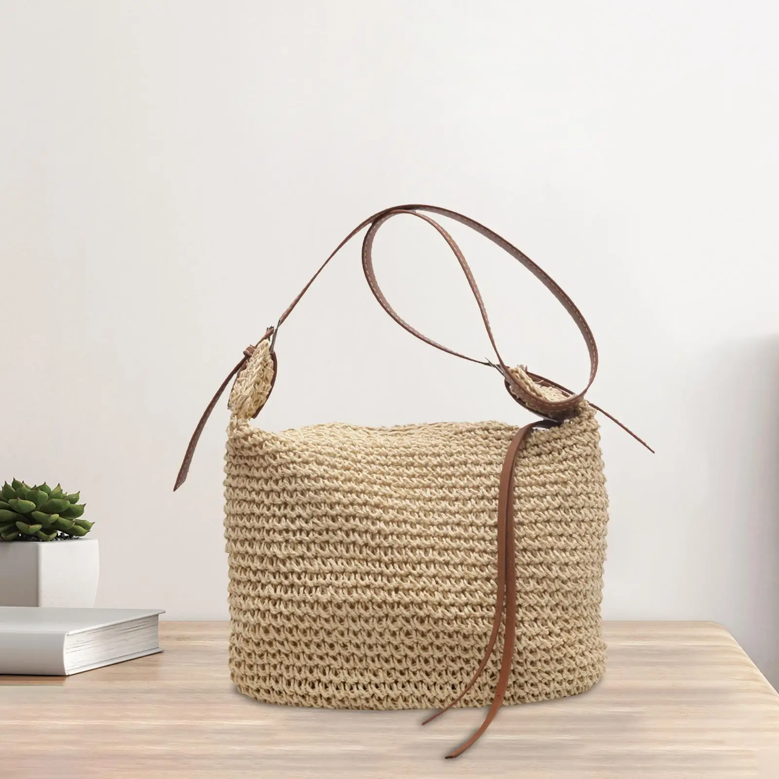 Elegante bolso de hombro para mujer, bolsa cruzada ajustable elegante para el trabajo de verano