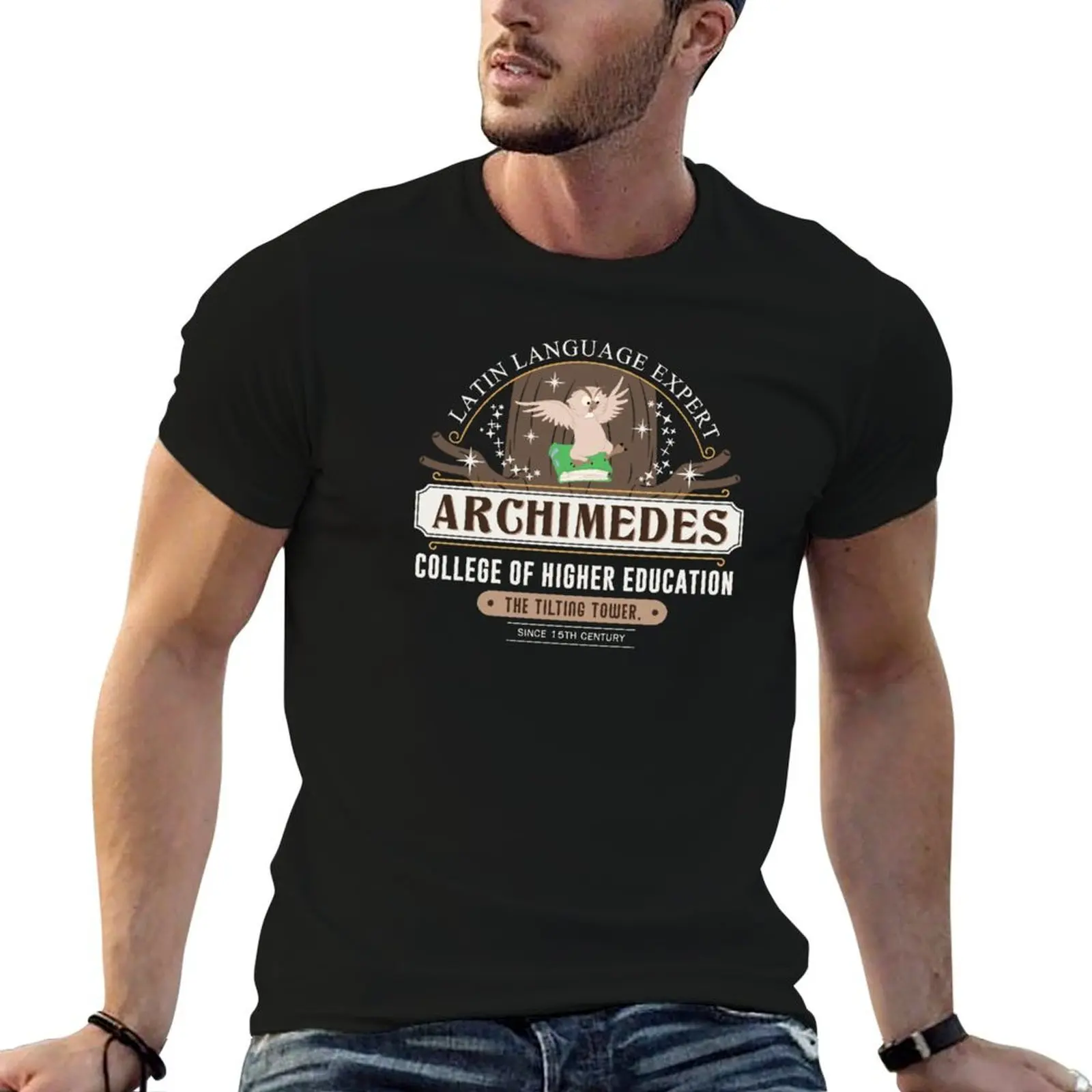 Archimedes College of Higher Education T-Shirt funny t shirts cotton t shirt man luxury anime t shirts oversize T-shirt