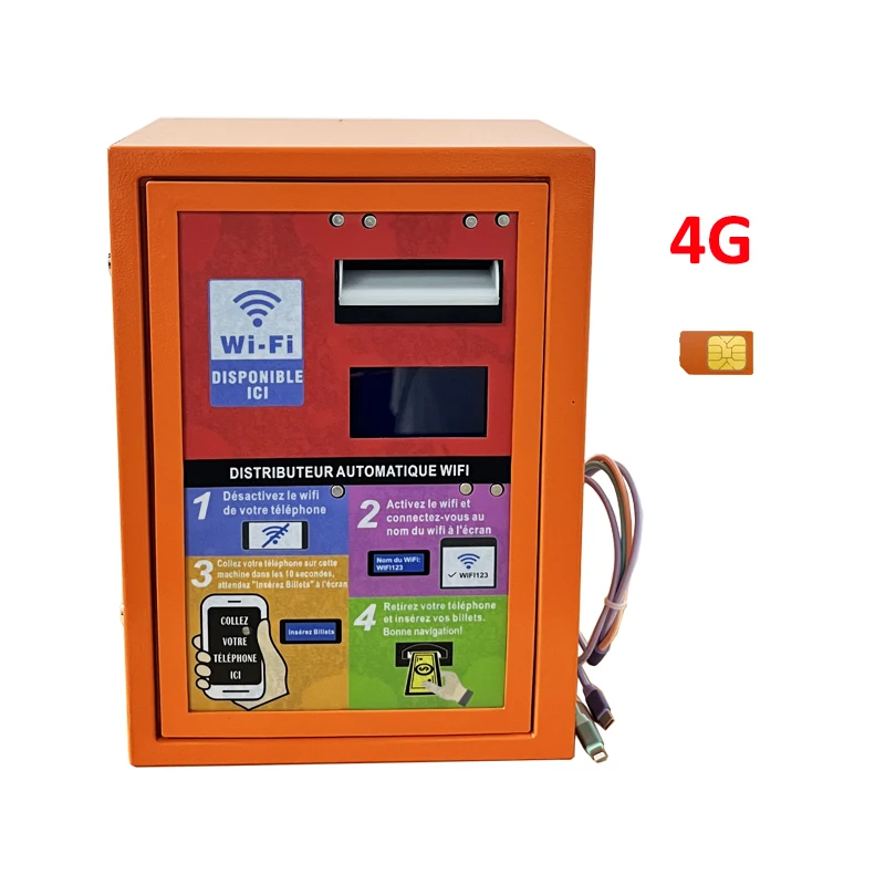 Low Investment High Profit Business Outdoor 4G Banknote Operated Payment Kiosk WiFi Laundry Vending Machine