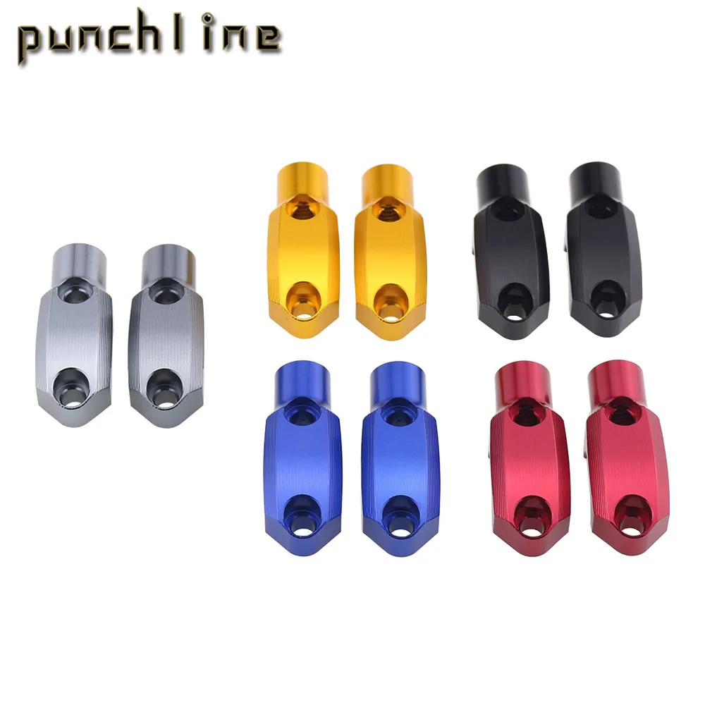 

For CRF 150R 250R 450R 250X 450X 230F CRF 250L M RALLY XR 650L CR 80R Handlebar Rearview Mirror Adapter Holder Bracket Universal