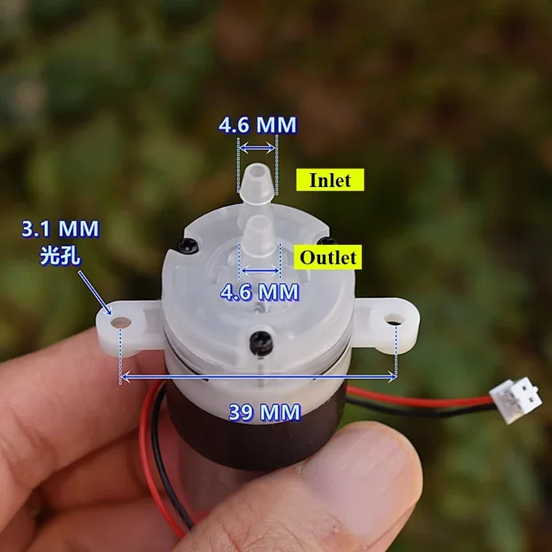 مضخة غشائية مائية صغيرة ذاتية التحضير ، مضخة مياه صغيرة ، مضخة ضخ ذاتية الصنع ، مايكرو ، 27 ، DC 3V ، 3V ، V