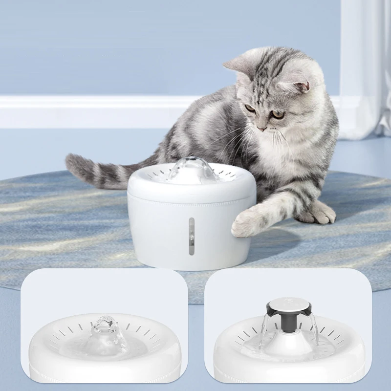 Pet Drinking Water Bowl Intelligent Autocycle Cat Bowl Without Spill Drinking Dog ABS Drinking Bowl Pet Supplies