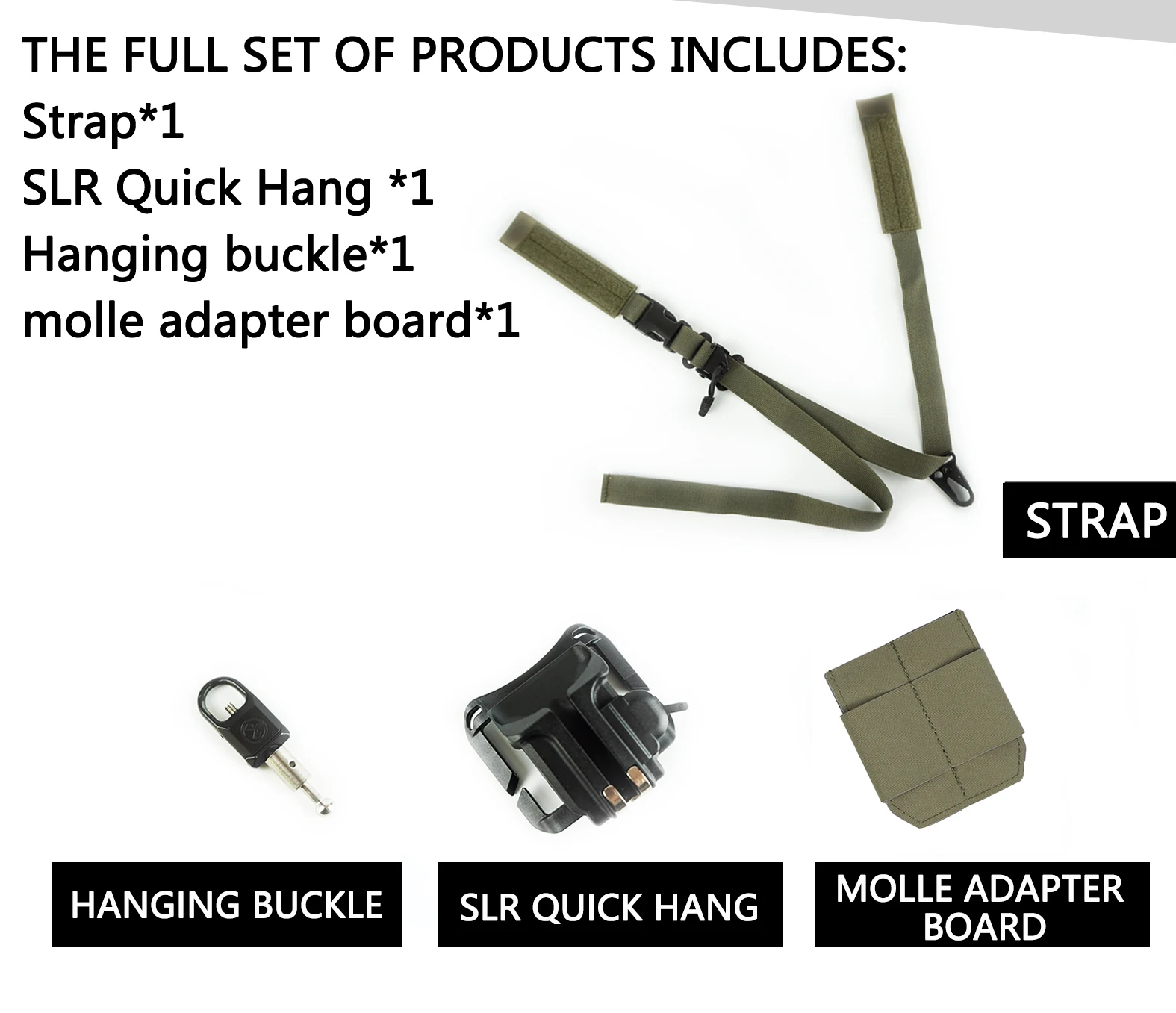 DMGear Water Bomb Quick Hang Kit Quick Adjustment Straps Camo System Tactical Single Point Belt Game Hunting for Men and Women