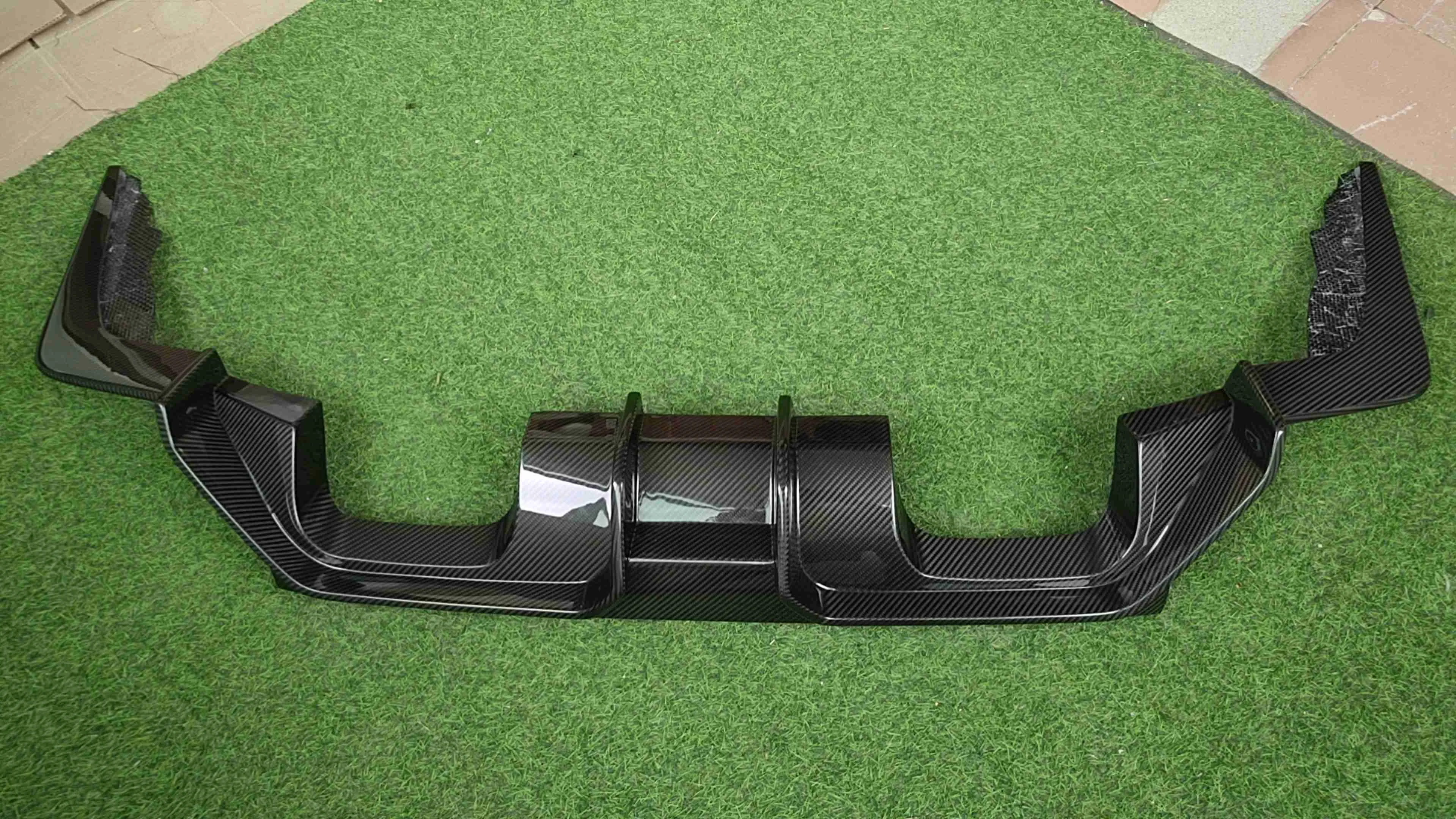 Dry Carbon Fiber AD style G87 Rear Diffuser for BMW G87 M2 Rear Bumper Lip Splitter G87 Rear Lip 2023UP