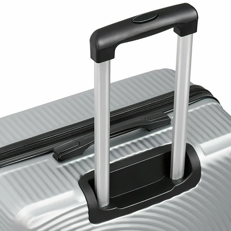 Wide-pull-rod Suitcase Silver Female Large-capacity Suitcase Universal Wheel 20/24 Inch Male Password Box Set Maleta Para Viaje