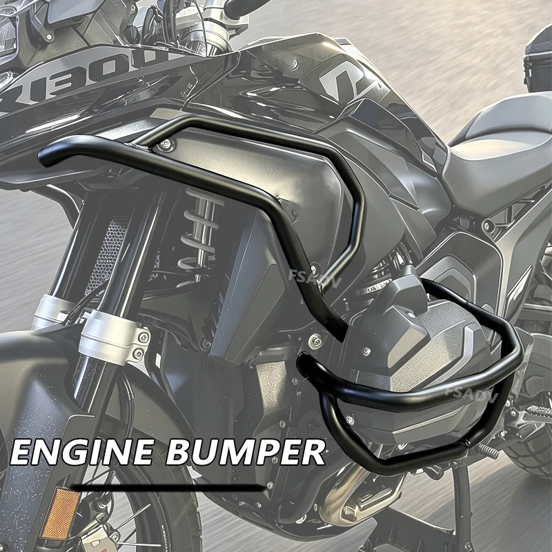 For BMW R1300GS R 1300 GS R1300 GS 2024 2025 2026 Upper&Lower Engine Guard Highway Freeway Crash Bar Fuel Tank Protector