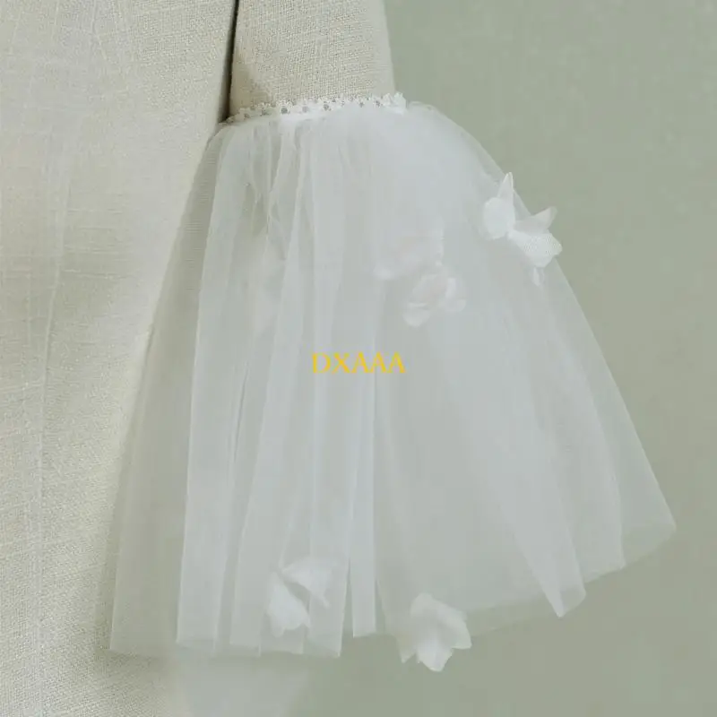 DXAA thanh lịch tay áo cưới với hoa văn ren và độ đàn hồi an toàn cho trang phục cô dâu đặc biệt
