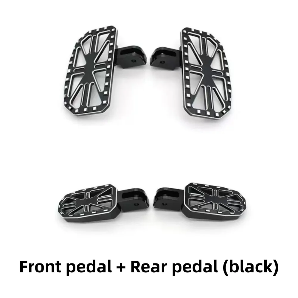 For BENDA LFC700 Enlarged Wide Rear Foot Pedal Increase Support Area Reduce Passenger Foot Fatigue Long Cruise Fittings