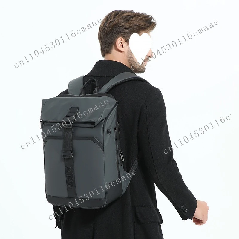 Hot Selling Fashion Roll Top Expansion Backpack Multifunctional Waterproof Computer Bag Premium Men's Business Commuter Backpack