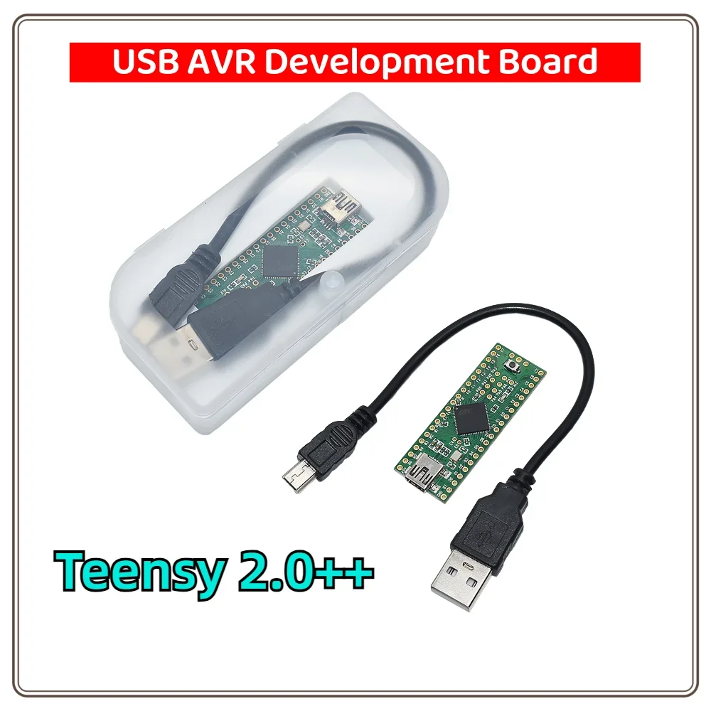 

Teensy 2.0++ USB AVR Development Board ISP U Disk Keyboard Mouse Experimental Board AT90USB1286 For Arduino