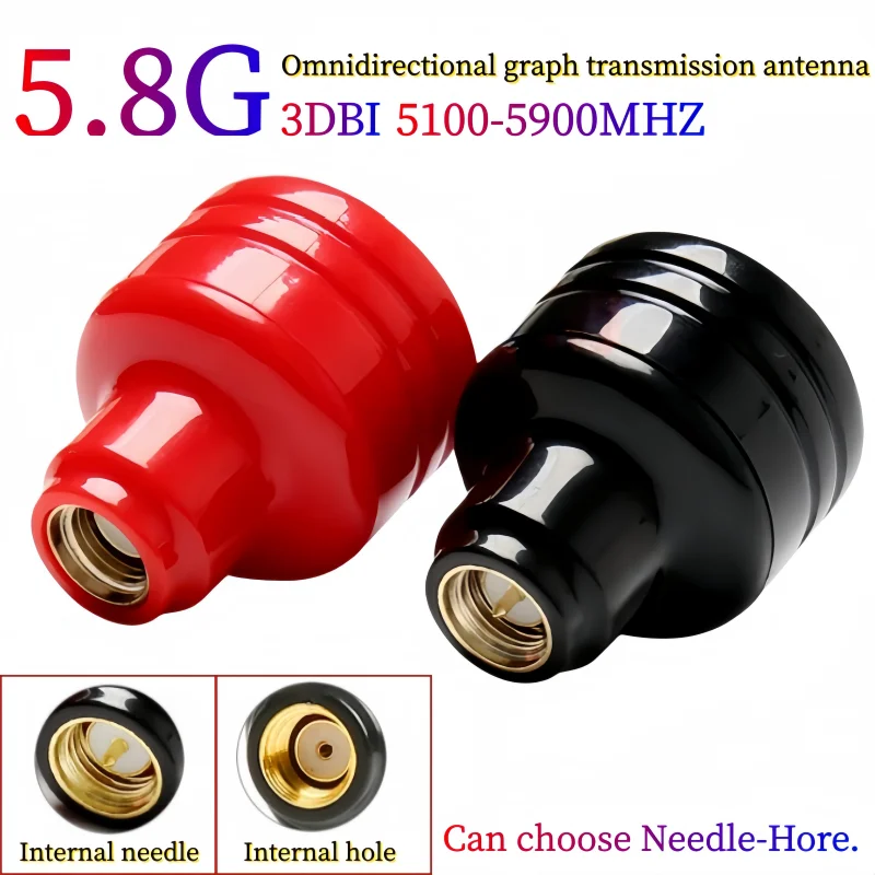Super Mini Stubby Antenna Transmitter, Waterproof Signal Antenna / 5.8G Antenna 5dBi RHCP RP-SMA / SMA for FPV RC Quadcopter