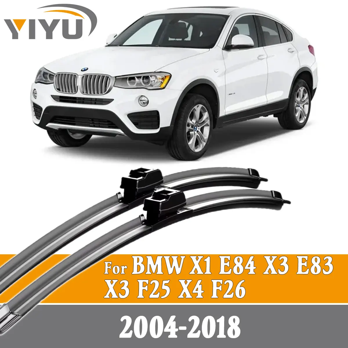 

2 шт. щетки стеклоочистителя переднего стекла автомобиля для BMW X1 E84 X3 E83 X3 F25 X4 F26 2004-2018 аксессуары для лобового стекла