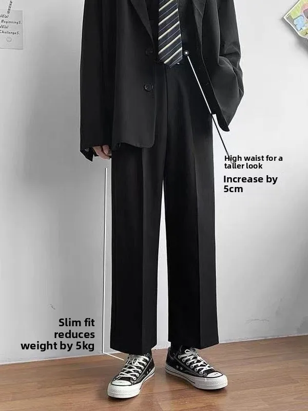 

Мужские брюки Cleanfit American High Street: прямой крой, повседневный стиль, низкая посадка, свободный крой, полиэстер