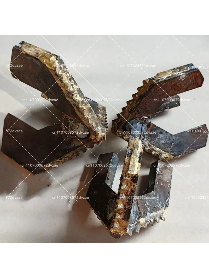 Three-Blade Alloy Drill Bit Fork Three-Blade Sheet Octagonal  Block Well Drilling Machine Geological  Sheet