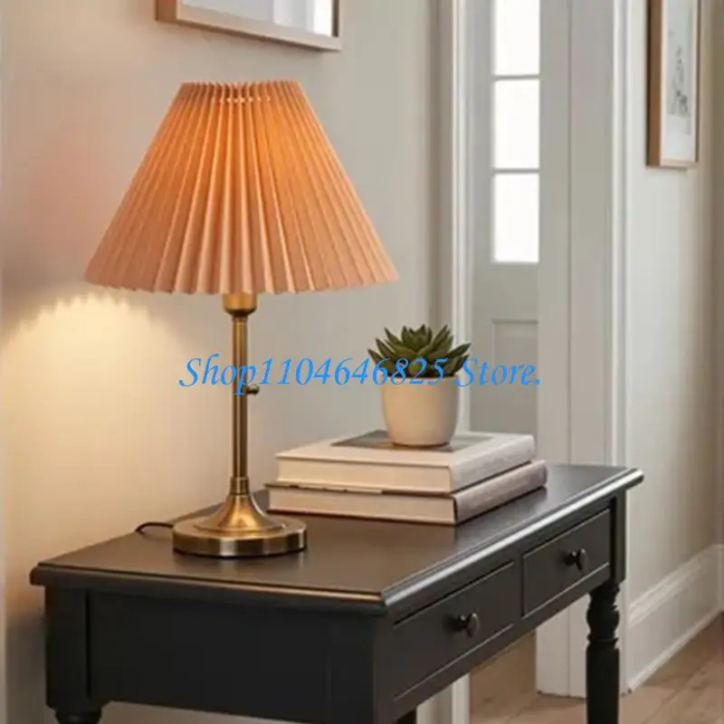 Foldable Pleated Light Shade for Living Room Accent Lighting