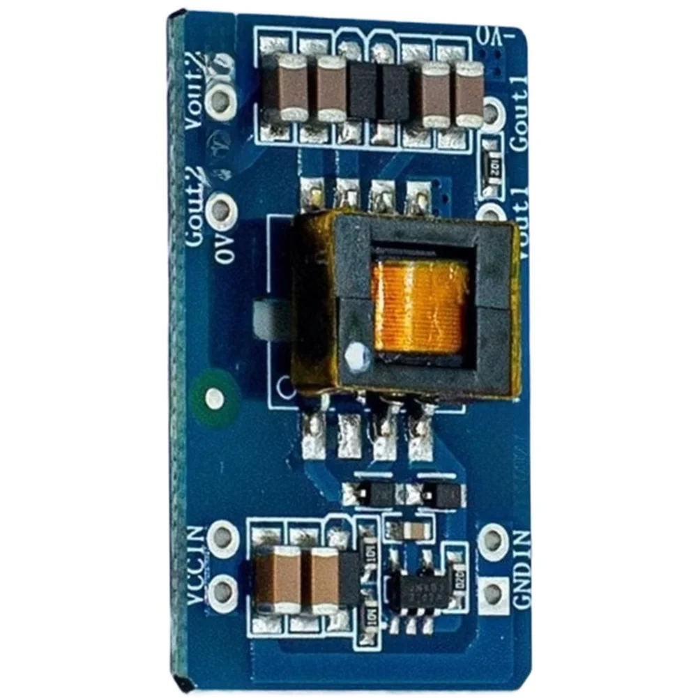 Isolated Dual Output DC DC Converter Module 5W 5V to 36V Input Voltage Range Low Ripple Compact 32x20x10.8mm Blue PCB
