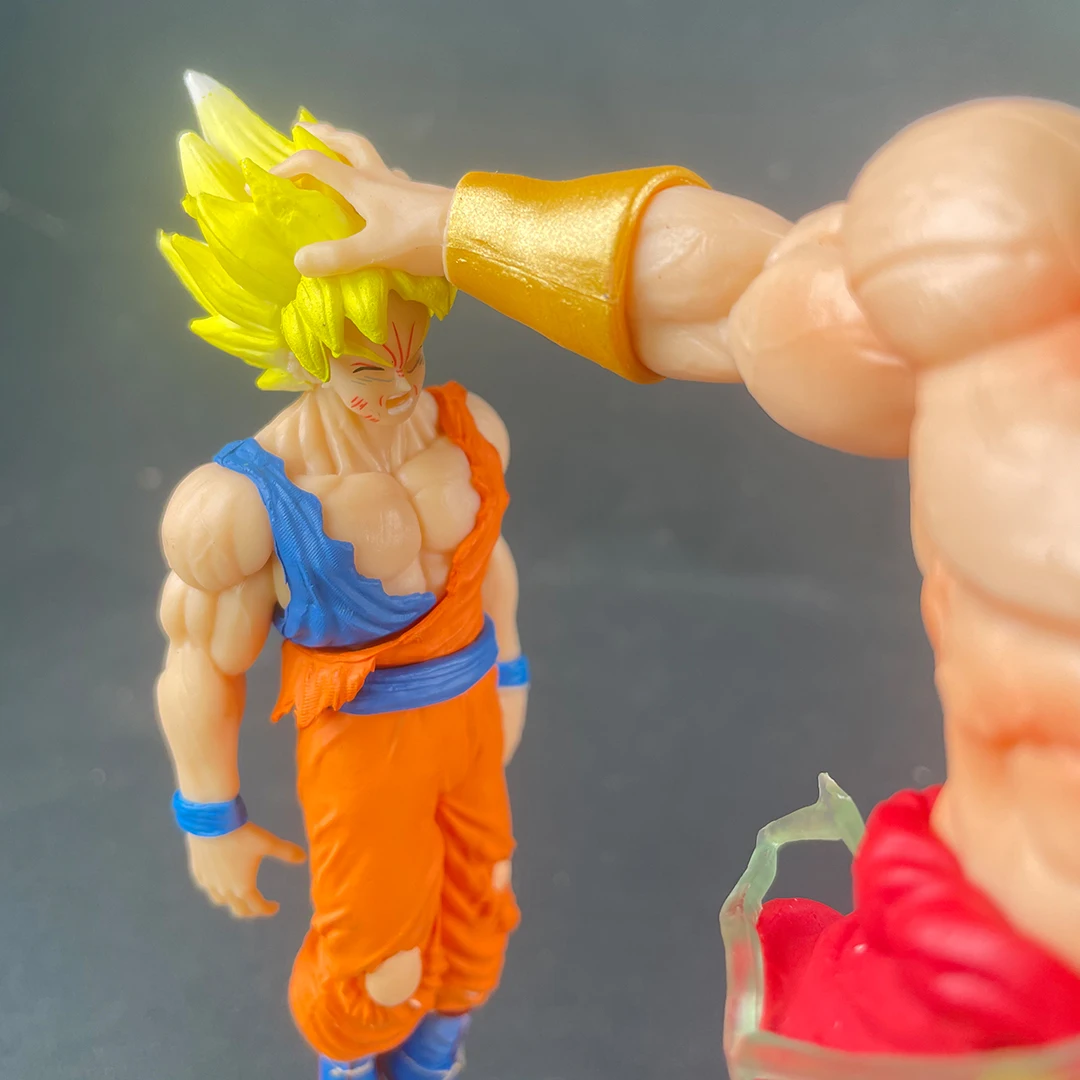 Аниме Dragon Ball Broly Vs Son Goku Фигурка 20 см Gk ПВХ Фигурки Статуя Коллекция Модель Игрушки Подарки