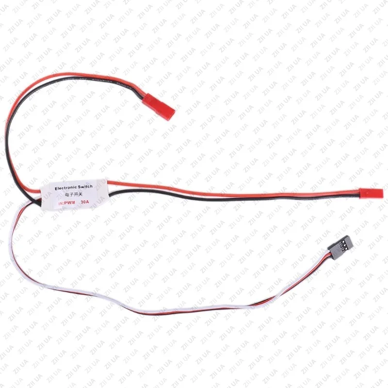 

5A 10A 20A/30A Пульт дистанционного управления током Электронный переключатель Модель самолета Светодиодный выключатель ШИМ-сигнал 3,7-28 В Защита растений