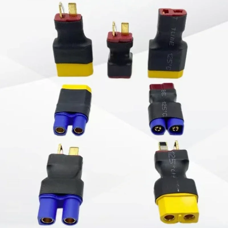 EC5 Male Female to XT90 XT60 TRX T Plug Male Female No Wire Connector Plug Adapter for RC FPV Vehicle Lipo Battery Esc Connector view 3