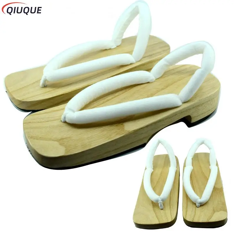 Anime Cosplay Accessory Kamado Nezuko Cosplay Clogs Kimono Flip-flops Geta Slippers Shoes