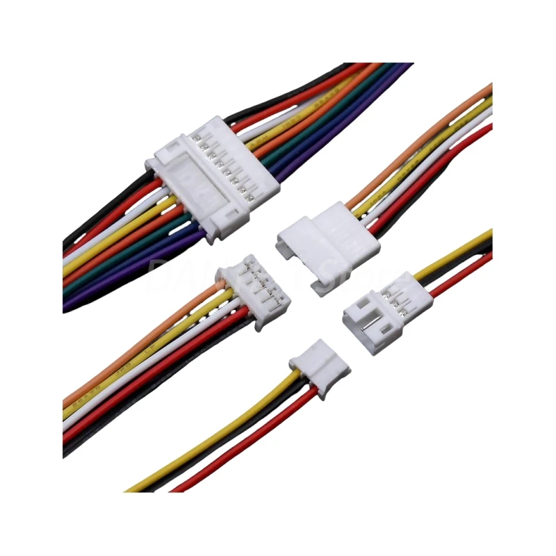 PH2.0 aerial docking wire 2P3P4P5P6-10p male and female terminal wire connection wire 2MM single head tinned 20CM