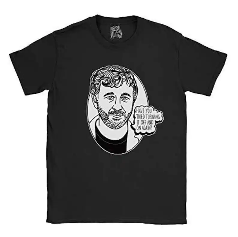 

Cult Relevant It Crowd T-Shirt Roy Have You Tried Turning off and on Again