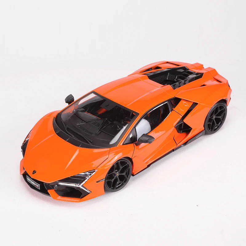 New Bburago 1:24 Lamborghini Revuelto Model Alloy Sports Car Die-cast Model Luxury Vehicle Collection Car Toys Racing Kid Gift