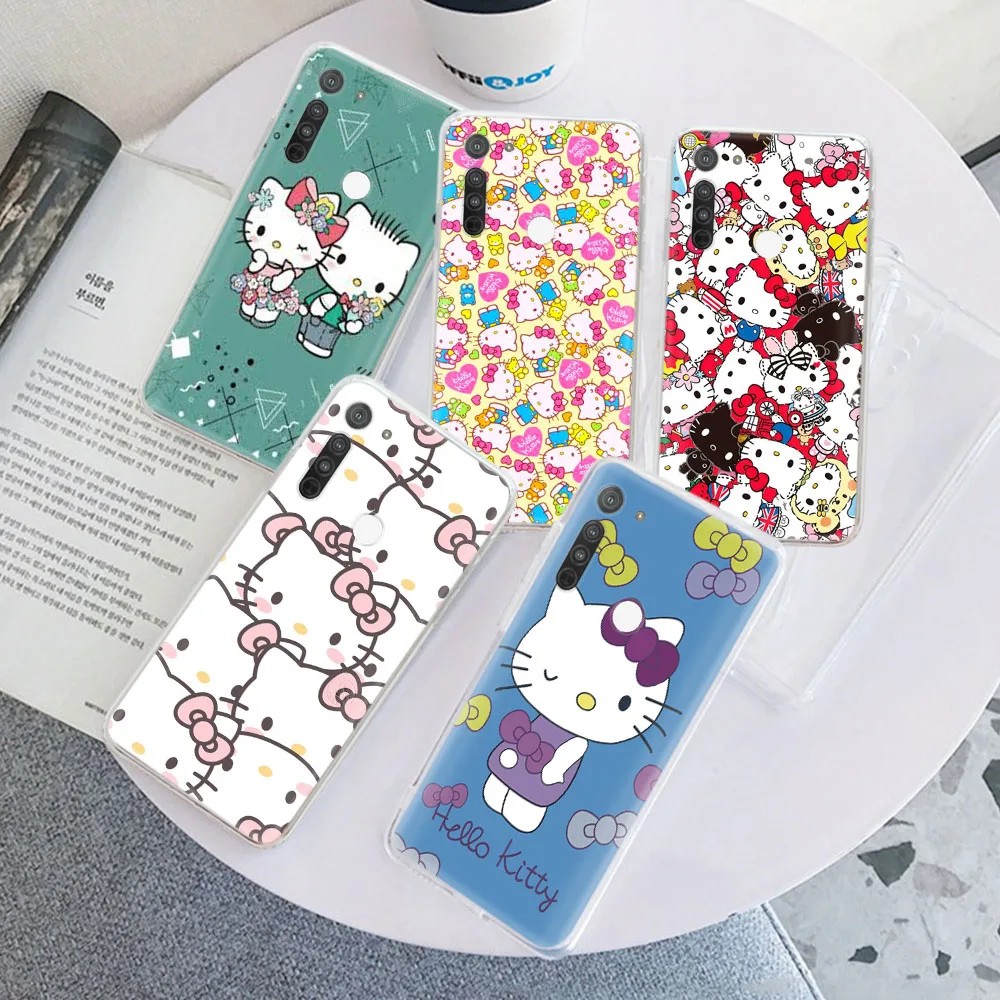 Cover for Infinix Hot 11 11S 10 Lite 10I 10S 10T Play Note 9 Zero 8 8I 7 Lite 6 Pro Soft Transparent Case ZR22 Hello Kitty