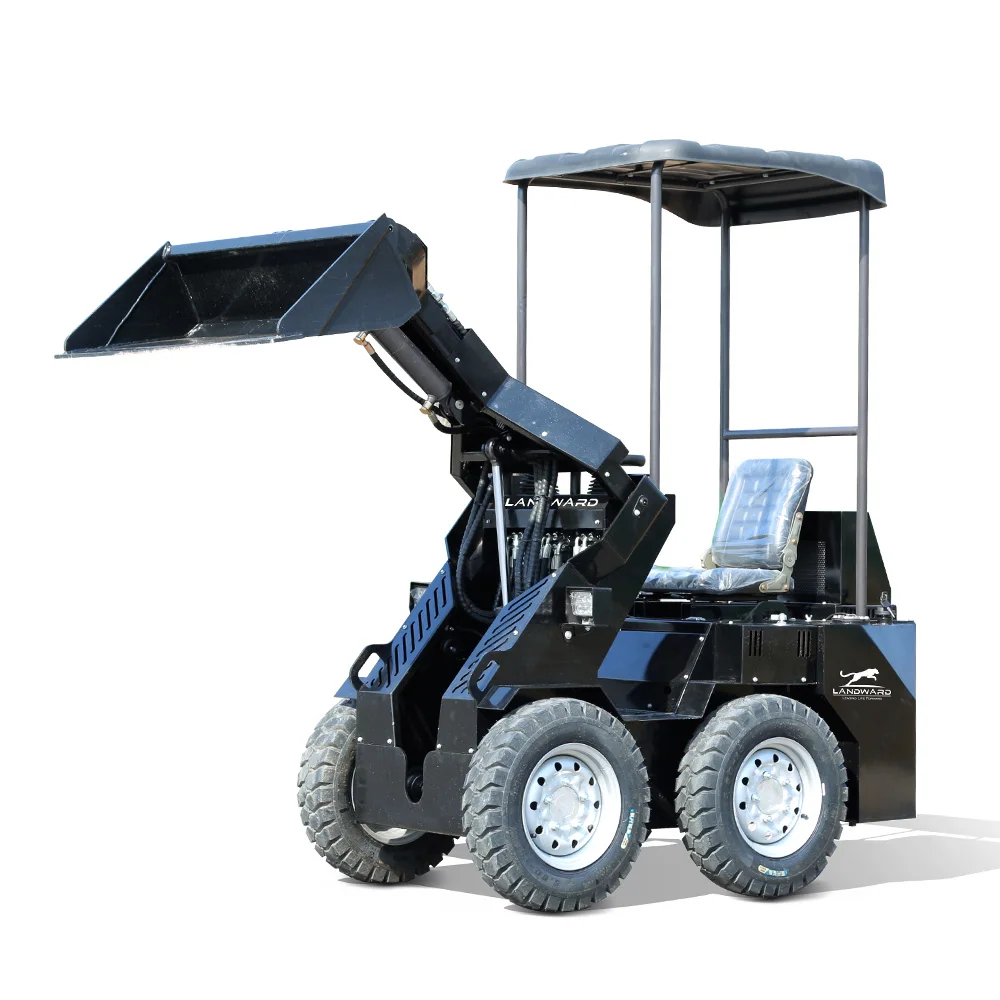 New ST490R Wheel/Track Loader Mini Skid Steer Loader Ride-On Loader 1 Ton Mini Skid Steer Loader Farm CE EPA Track Loader Custom