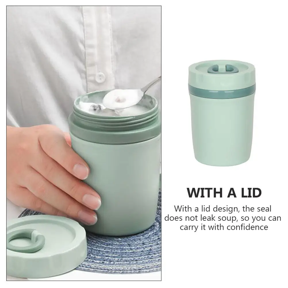 Sealed Soup Cup Multifunctional Portable Breakfast Container Leak-Proof Thermal Insulation Food Jar for Home Office