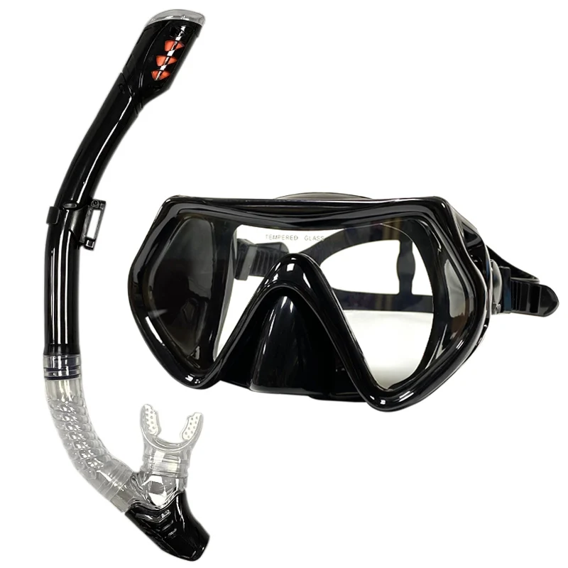 

Высококачественное силиконовое зеркало для дайвинга, полностью сухая дыхательная трубка, набор с широким полем зрения, маски для дайвинга