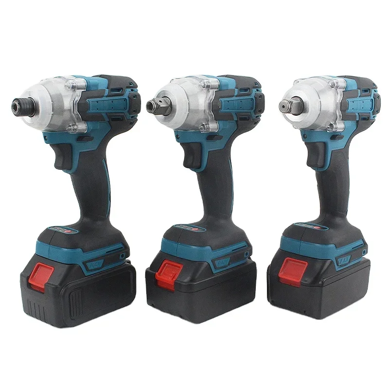

l Rechargeable Lithium Power Impact Drill 3 in 1 Brushless Adjustable Torque Wrench Electric Cordless Impact Wrench For Tires