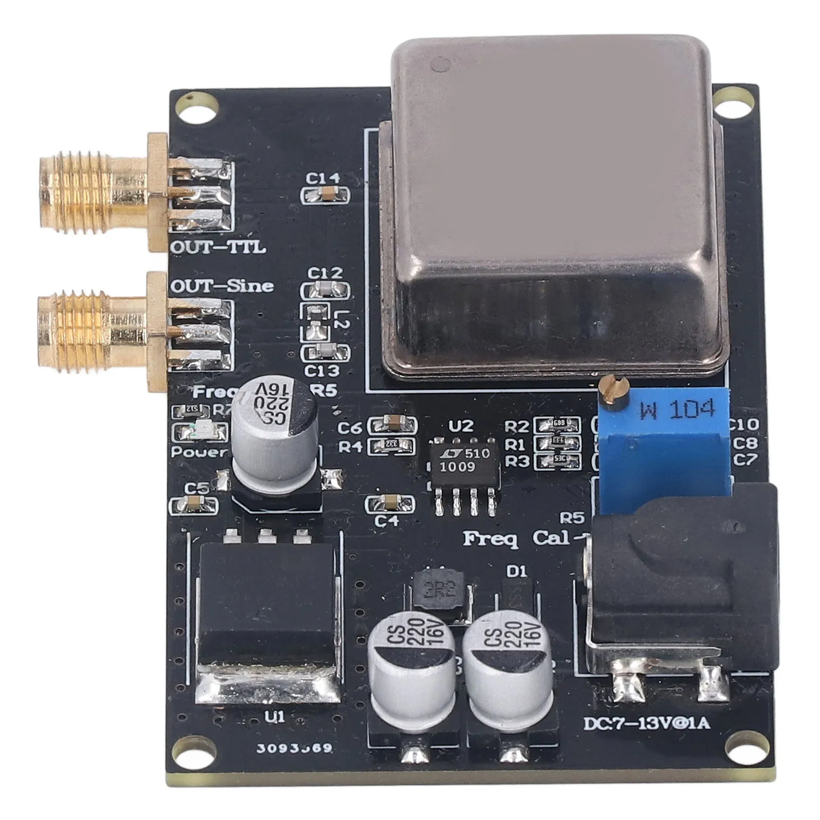 وحدة تردد OCXO OCXO 10 ميجا هرتز تردد وحدة مرجعية قياسية مذبذب كريستال لوحة درجة حرارة ثابتة #2