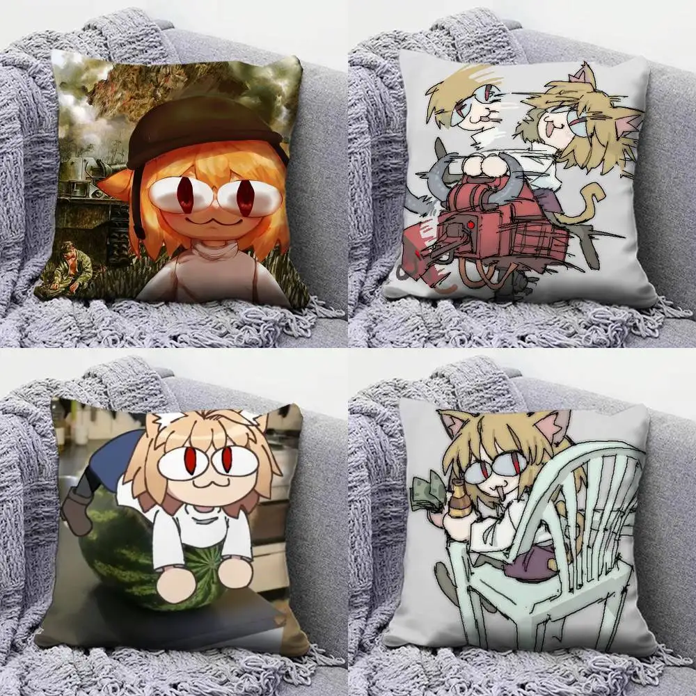 

Neko Funny Memes Neko Arc Home Sofa Cushion Covers and Aecorative Custom Pillow Covers