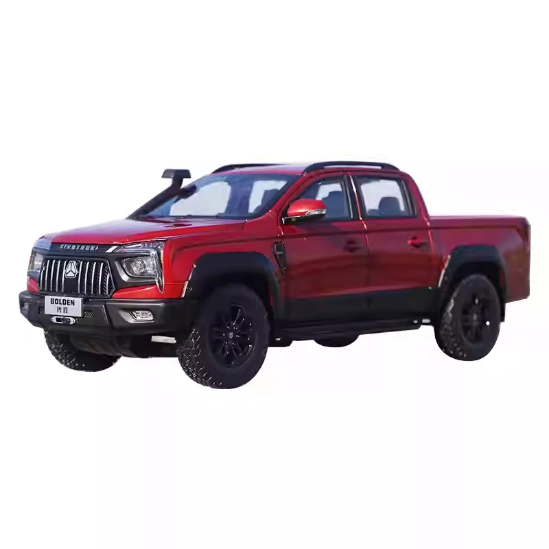 1:18 Scale Boloen S9 Pickup 4X4 SUV Off-road Simulation Alloy Car Model Static Dispaly Collectible Toy Gift Souvenir Decoration
