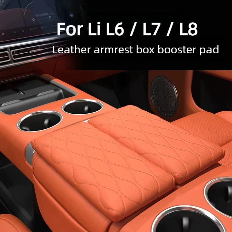 

Embroidered Central Armrest Booster Pad & Console Protective Mat for Li L6 / L7 / L8, Interior Decoration Accessories