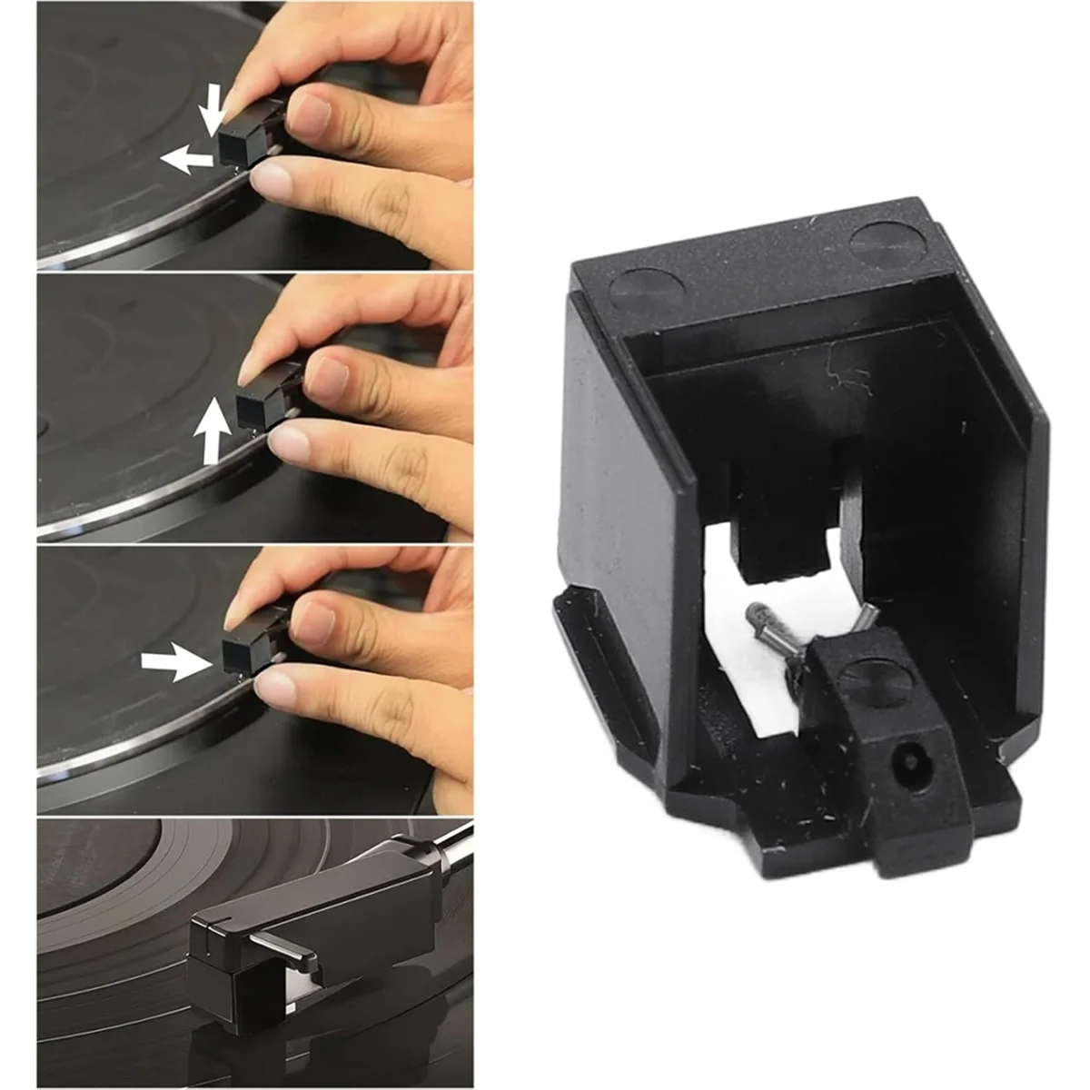 استبدال إبرة مشغل التسجيل A002 - مراجعة Record Player Needle وسعره
