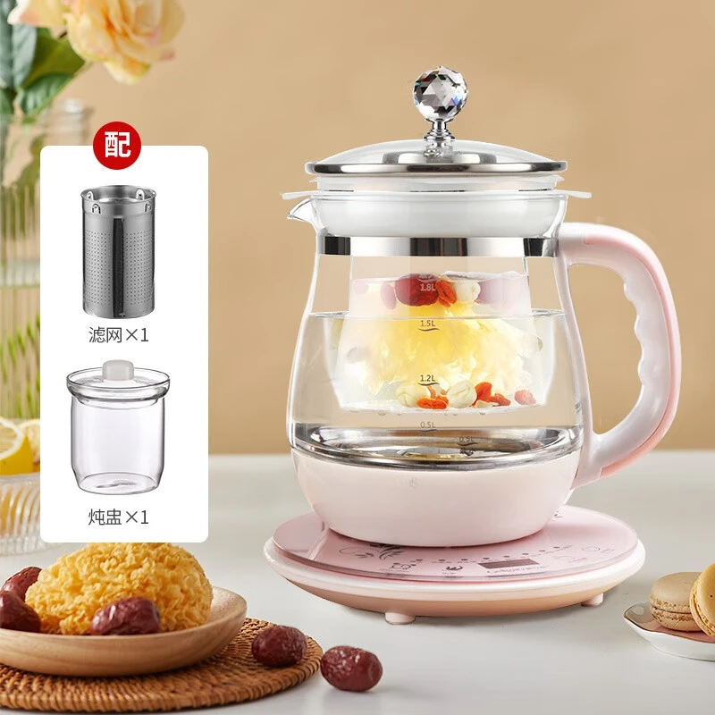 Multifunctional Glass Electric Kettle with Automatic Separation for Health Preservation and Bird's Nest Stew 220V