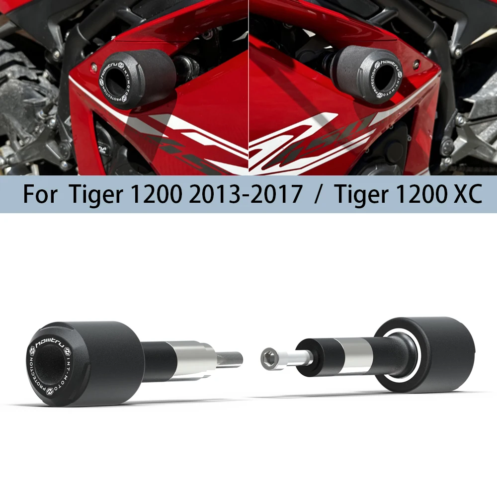 

Frame Sliders Crash Protector Motorcycle Falling Protection Pad For Triumph Tiger 1200 2013-2017 Tiger 1200 XC