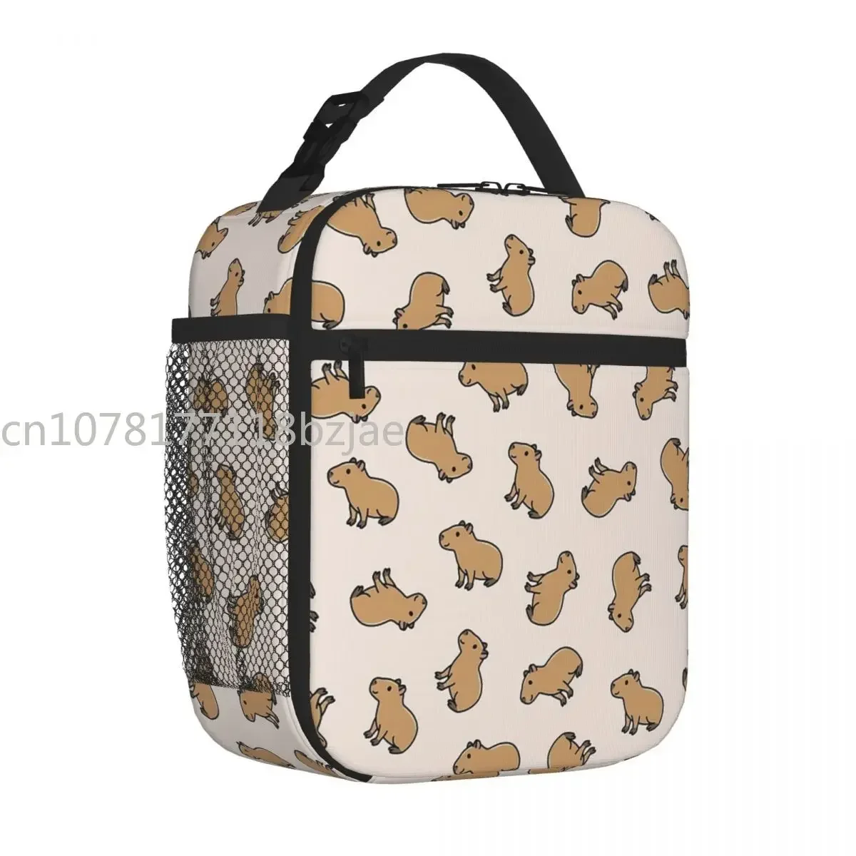 Capybara Insulated Lunch Bags Waterproof Picnic Bags Thermal Cooler Lunch Box Lunch Tote for Woman Work Children School