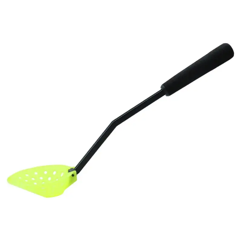 Ice Fishing Scoop Skimmer 14.17in Curved Ice Scooper With Foldable Non-slip Handle Lightweight Ice Tools Winter Outdoor Fishing