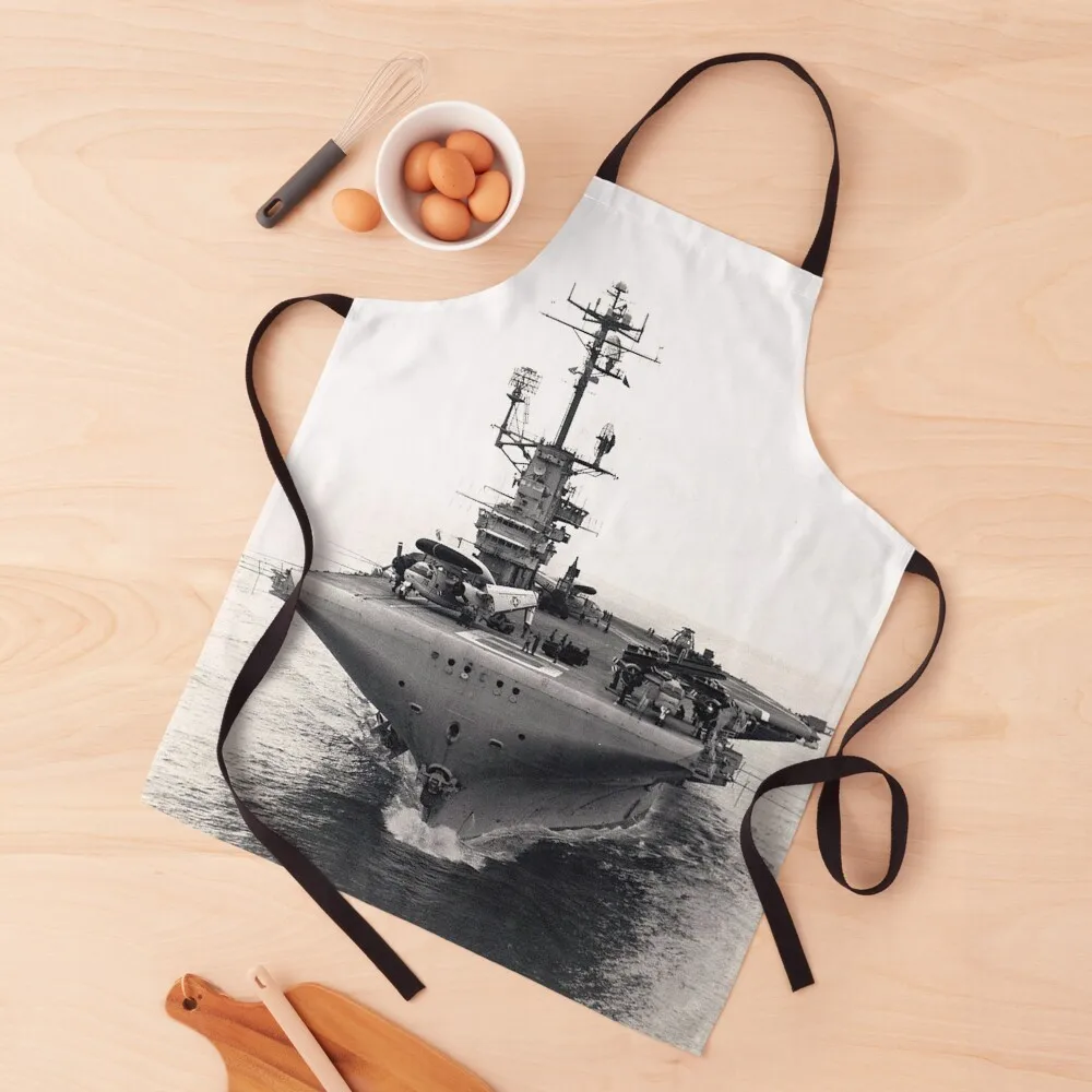 

USS ESSEX (CVS-9) SHIP'S STORE Apron Hairdressing For Man Haircut Costume Waiter Chef Accessory Apron