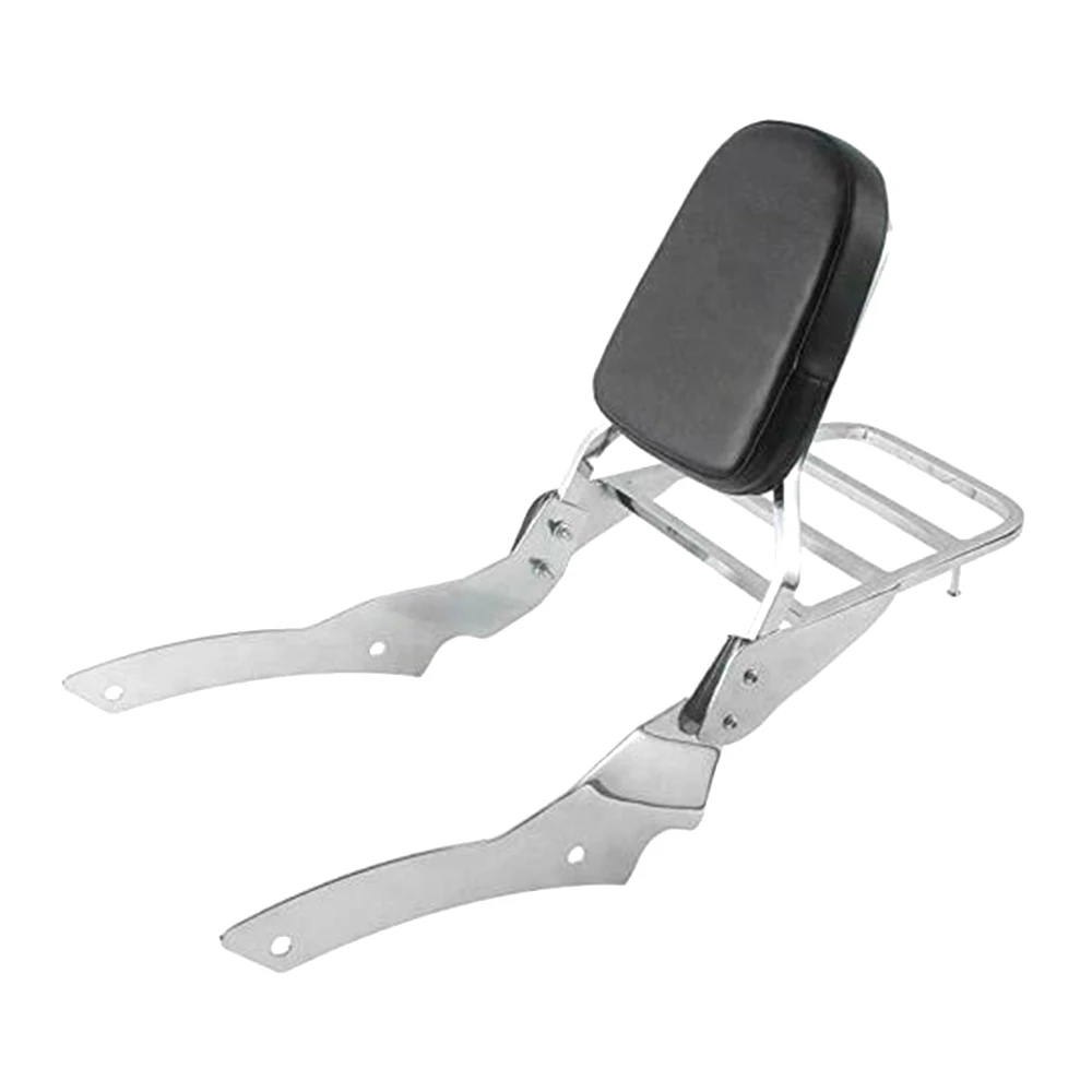Ex Factory Price Quality NEW Sissy Bar & Backrest + Luggage Rack for Yamaha V Star 650 Dragstar 400 1998-up