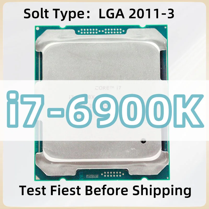 Core i7-6900K SR2PB 8-Cores 16-Threads 3.2GHz 20MB 140W LGA 2011-3 CPU for X99 motherboard i7 6900K processor