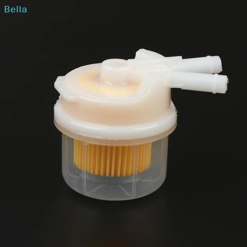 ♩Plastic Fuel Filter 8mm Inlet Outlet Fine Filter Paper Anti Clog  Filter For Motorcycle Scooter ATV Fuel System